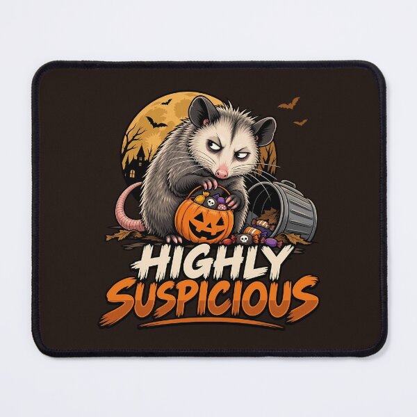 Item preview, Highly Suspicious Halloween Opossum Pumpkin Candy designed and sold by Infinitee8hirts.