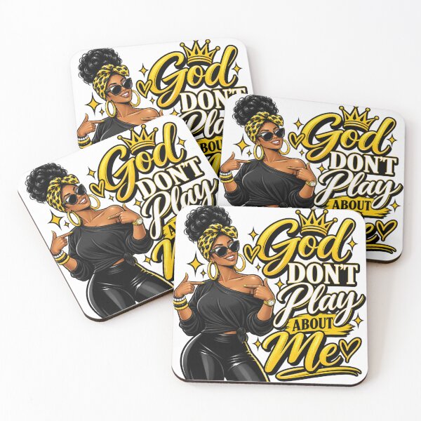Item preview, God Don't Play About Me | Faith Design | Yellow designed and sold by Divine Boutique.