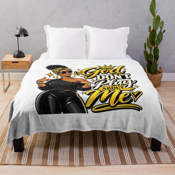 Item preview, God Don't Play About Me | Faith Design | Yellow designed and sold by Divine Boutique.