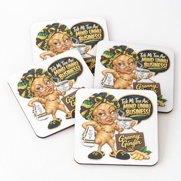 Item preview, Granny Ginger Jamaican Food Character designed and sold by keenikai.