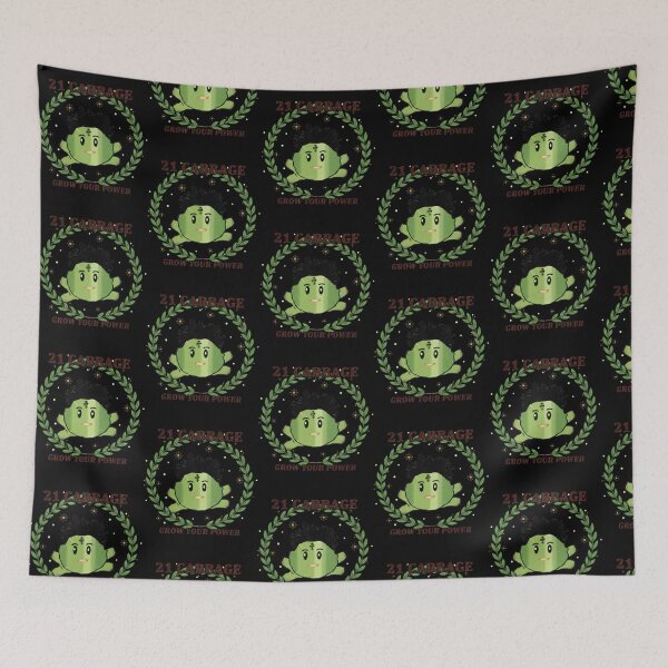 Item preview, 21 Cabbage Grow Your Power Rapper Parody Laurel Wreath designed and sold by Dravienart.