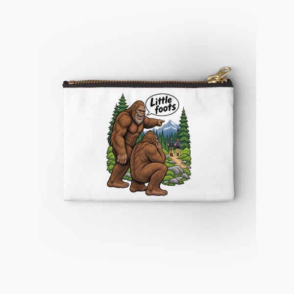 Item preview, Bigfoot Little Foots Hiker Encounter Forest Humor designed and sold by Artmares.