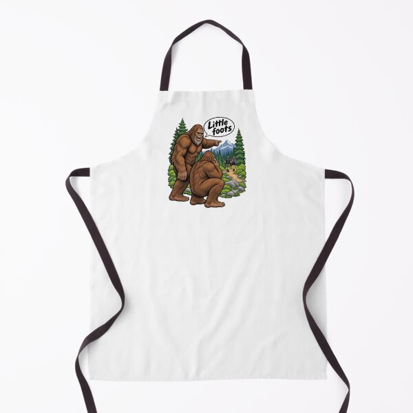 Item preview, Bigfoot Little Foots Hiker Encounter Forest Humor designed and sold by Artmares.