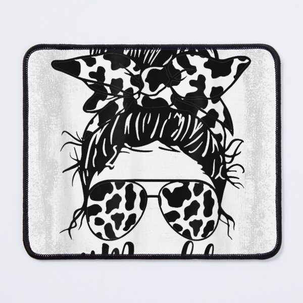 Item preview, Mom Life Bleached Shirt Mom Life Cow Heifer Messy Bun designed and sold by Coolshopsea.