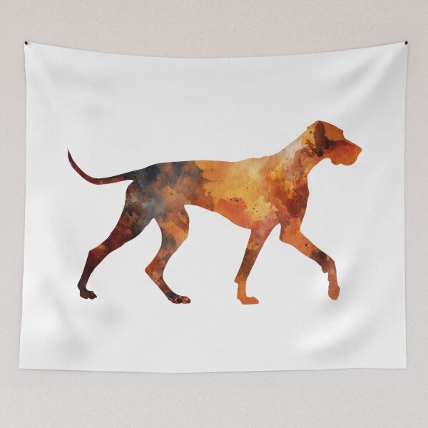 Item preview, Watercolor dog silhouette designed and sold by anytka.