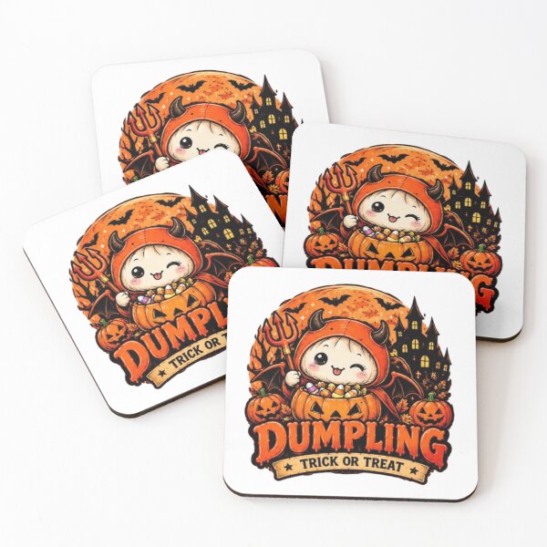 Item preview, Halloween orange dumpling  designed and sold by JonysCreativeDesigns.