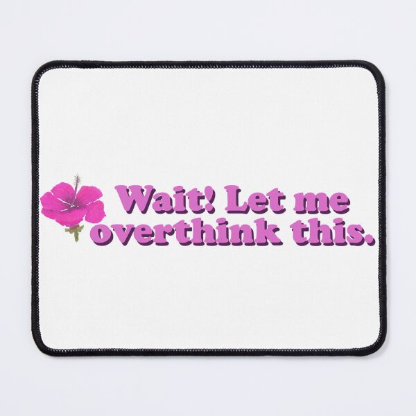 Item preview, Hot Pink Hibiscus wait let me overthink this designed and sold by Anne Londez Studio.