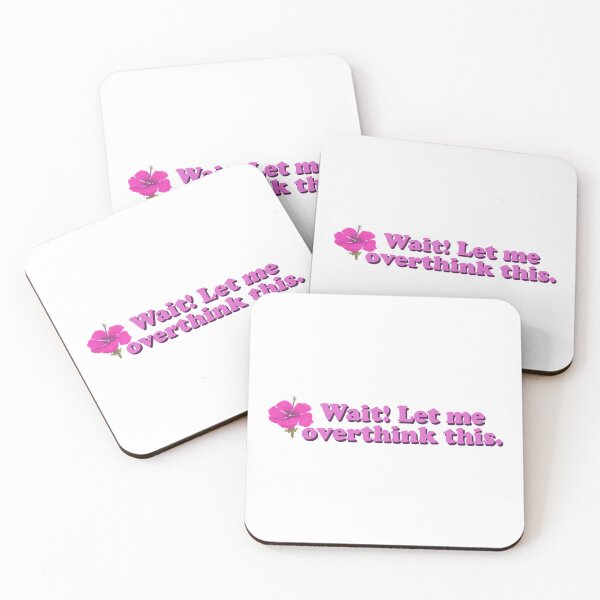Item preview, Hot Pink Hibiscus wait let me overthink this designed and sold by Anne Londez Studio.