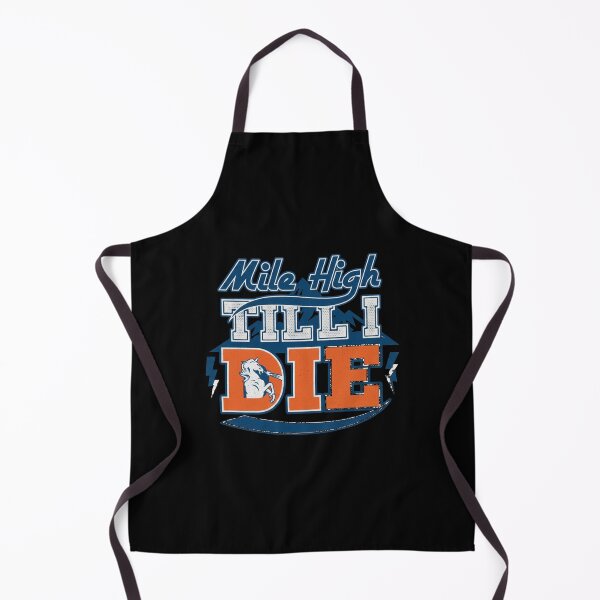 Item preview, Mile High Till I Die Denver Football Bucking Bronco Mountain designed and sold by Dravienart.