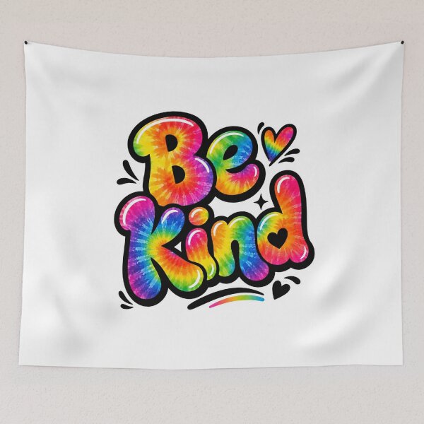 Item preview, Be Kind Rainbow Graphic | Positive Kindness Design designed and sold by Divine Boutique.