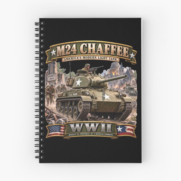 Item preview, M24 Chaffee - Modern Light Tank  - World War II - 3D - Enhanced0 designed and sold by Military Insignia Products.