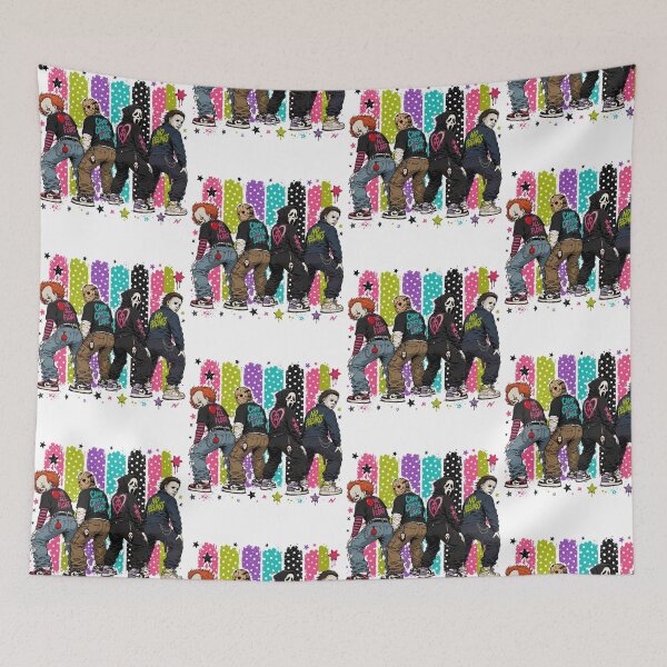 Item preview, Twerk or Treat Punk Slasher Squad Horror Characters Preppy Stripes Graphic designed and sold by OddPopARt.