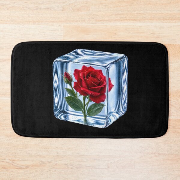 Item preview, Red Rose Frozen in Ice Cube designed and sold by MichalHau.