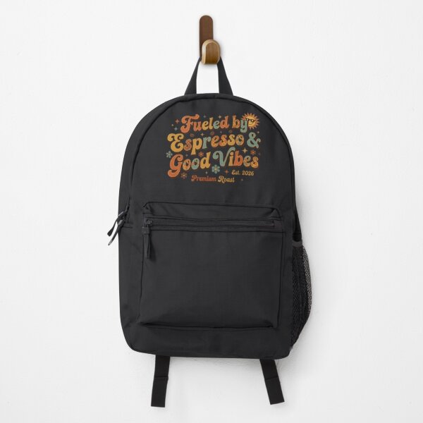 Item preview, Fueled by Espresso and Good Vibes Retro Groovy Coffee designed and sold by eihabo.
