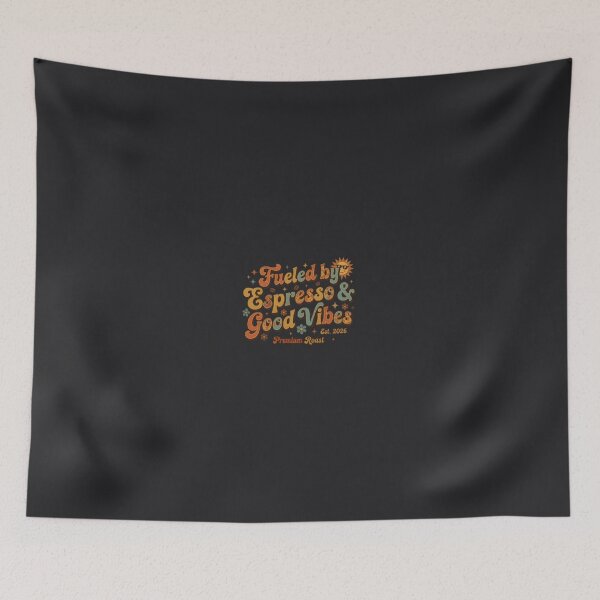 Item preview, Fueled by Espresso and Good Vibes Retro Groovy Coffee designed and sold by eihabo.