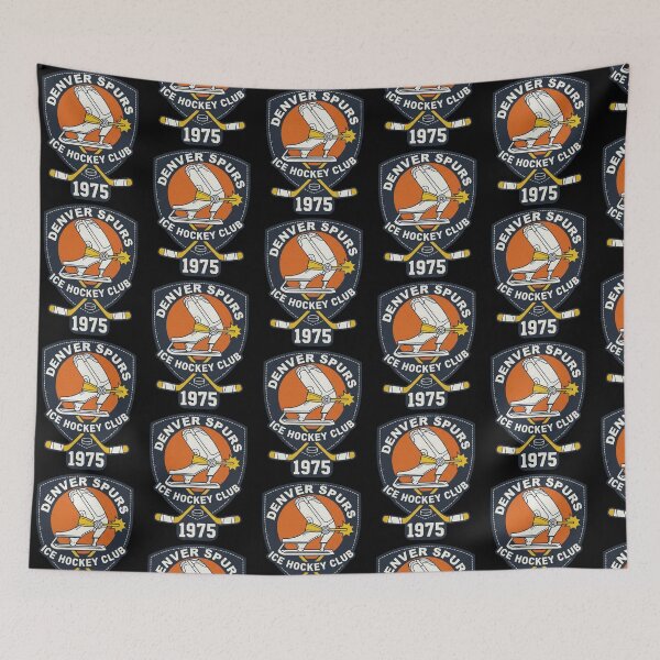 Item preview, Denver Spurs Ice Hockey Club 1975 Vintage Skate Crest designed and sold by Dravienart.