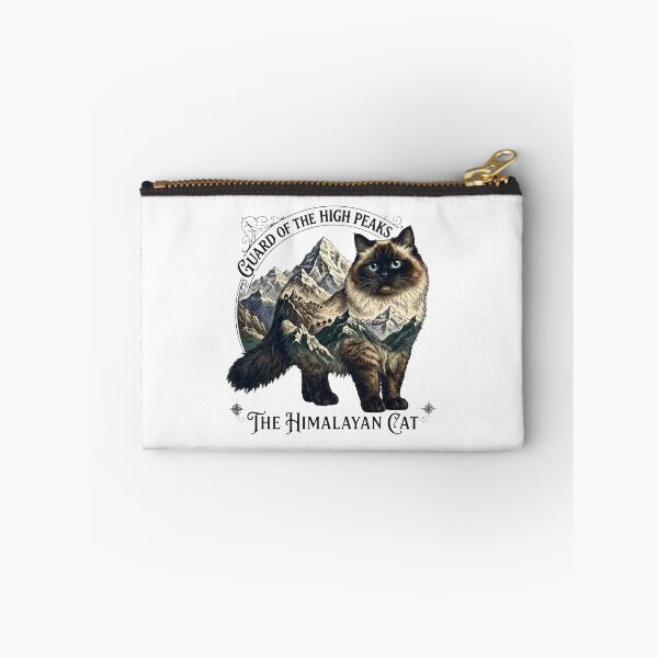 Item preview, Guard of the High Peaks Himalayan Cat Mountain Art designed and sold by GiaoCalonas.