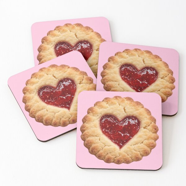 Item preview, Heart Jam Cookie Sweet Love Aesthetic designed and sold by jianina-alondra.