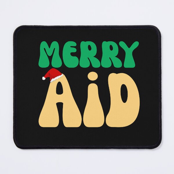 Item preview, Groovy Merry Aid Retro Christmas School Staff designed and sold by mumchaosdesigns.
