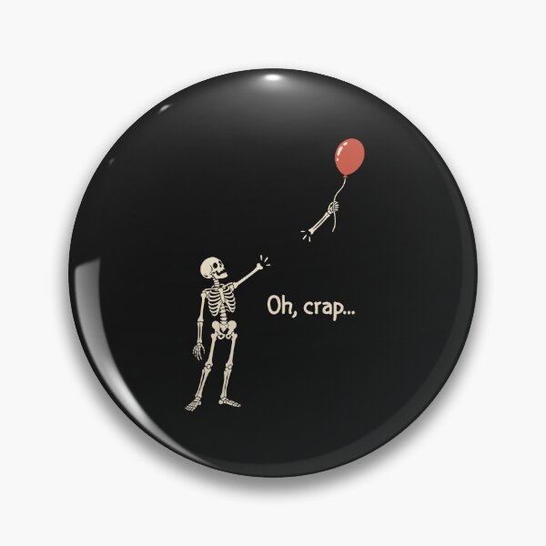 Item preview, Skeleton Lost Balloon Dark Humor Halloween Funny designed and sold by alenaz.