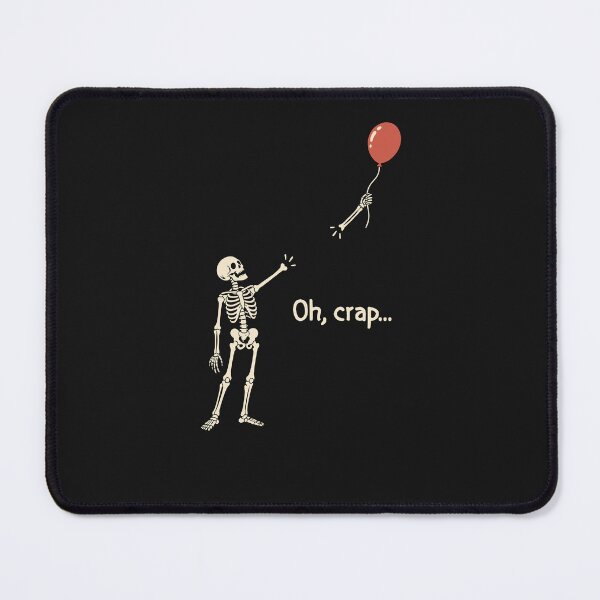 Item preview, Skeleton Lost Balloon Dark Humor Halloween Funny designed and sold by alenaz.