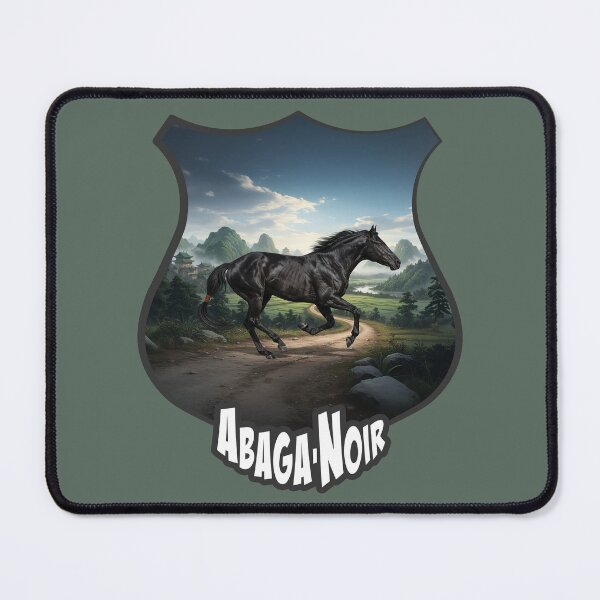 Item preview, The Coat of Arms of the Black Abaga of China designed and sold by Cheval-de-coeur.