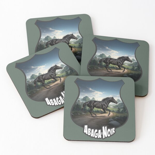 Item preview, The Coat of Arms of the Black Abaga of China designed and sold by Cheval-de-coeur.