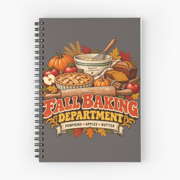 Item preview, Fall Baking Department Vintage Autumn Baker Design designed and sold by Golden Era Studio.