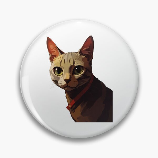 Item preview, Tabby Cat Portrait with Red Collar designed and sold by GiaoCalonas.