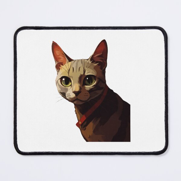 Item preview, Tabby Cat Portrait with Red Collar designed and sold by GiaoCalonas.