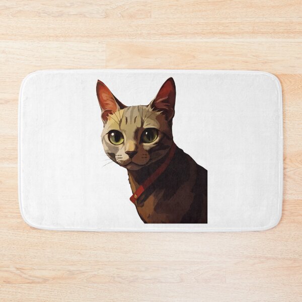 Item preview, Tabby Cat Portrait with Red Collar designed and sold by GiaoCalonas.