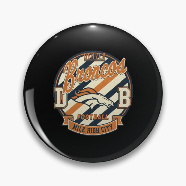 Item preview, Denver Broncos Mile High City Diagonal Stripes Circular designed and sold by Dravienart.