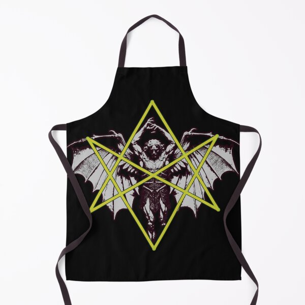 Item preview, Hexagrama unicursal sobre demonio alado designed and sold by weirdove.