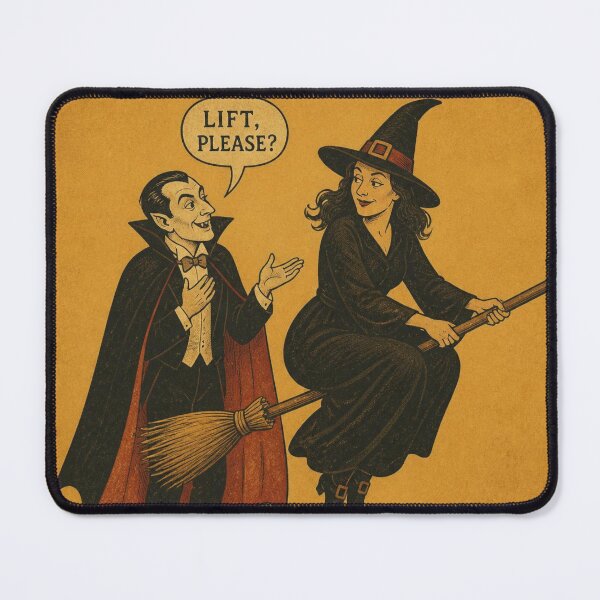 Item preview, Vintage Vampire Witch Art designed and sold by HELLO TIGER.