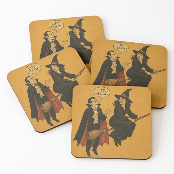 Item preview, Vintage Vampire Witch Art designed and sold by HELLO TIGER.