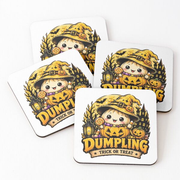 Item preview, Halloween yellow dumpling  designed and sold by JonysCreativeDesigns.