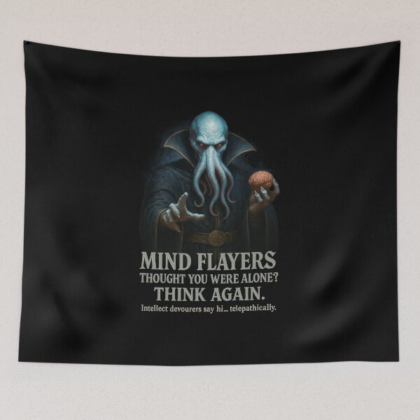Item preview, Mind Flayers, thought you were alone? Think again. designed and sold by abby-thorns.