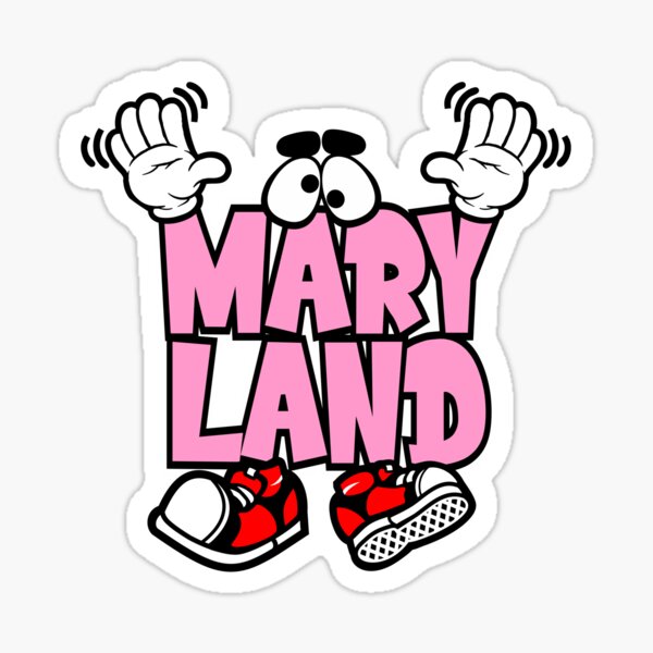 Item preview, MARYLAND Typography Funny Vintage designed and sold by NFTWords.