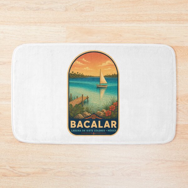 Item preview, Bacalar Lagoon Seven Colors Mexico designed and sold by BeachWhisper.