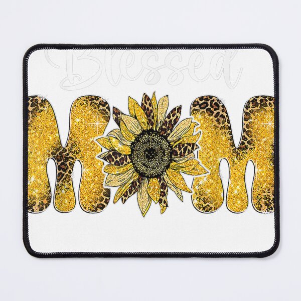 Item preview, Happy Mother's Day Blessed Mom Sunflower Leopard Mama  designed and sold by Coolshopsea.
