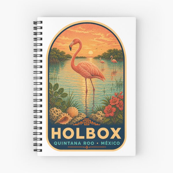 Item preview, Holbox Flamingos Quintana Roo Mexico designed and sold by BeachWhisper.