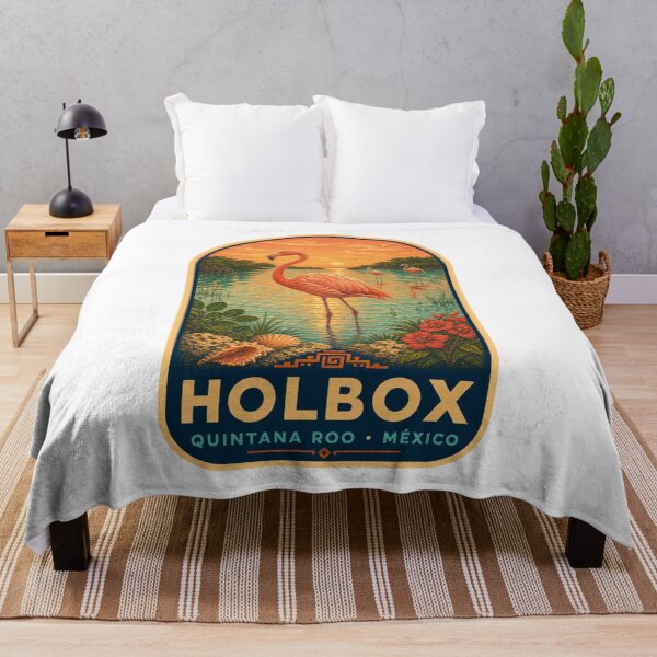 Item preview, Holbox Flamingos Quintana Roo Mexico designed and sold by BeachWhisper.