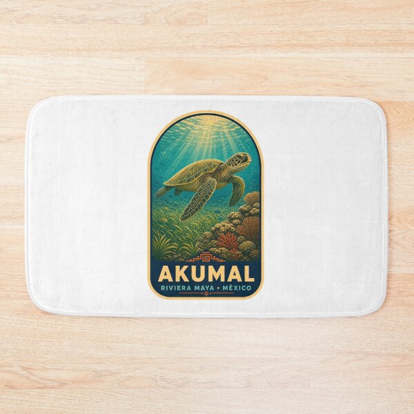 Item preview, Akumal Sea Turtle Riviera Maya designed and sold by BeachWhisper.