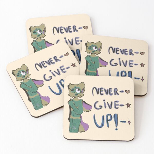 Item preview, Never give up designed and sold by Krypteiaxx.