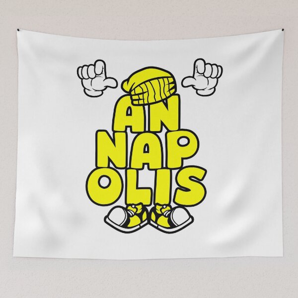 Item preview, ANNAPOLIS Graffiti Retro Lettering designed and sold by NFTWords.