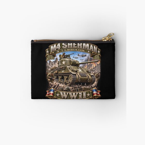 Item preview, M4 Sherman - US Medium Tank  - Battle - World War II - 3D - Enhanced designed and sold by Military Insignia Products.