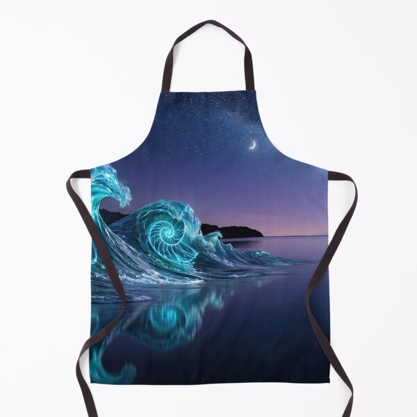Item preview, Glowing Sacred Geometry Ocean Waves Cosmic Night | Monkeybusiness designed and sold by monkeybusiness.pt.