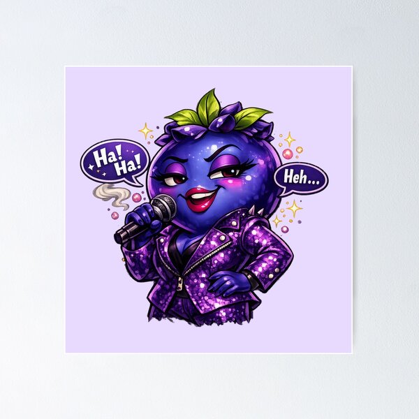 Item preview, Showtime Blueberry – Performer Blueberry Cartoon  designed and sold by Sommium .
