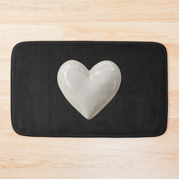 Item preview, White Ceramic Heart Minimalist Love Aesthetic designed and sold by jianina-alondra.
