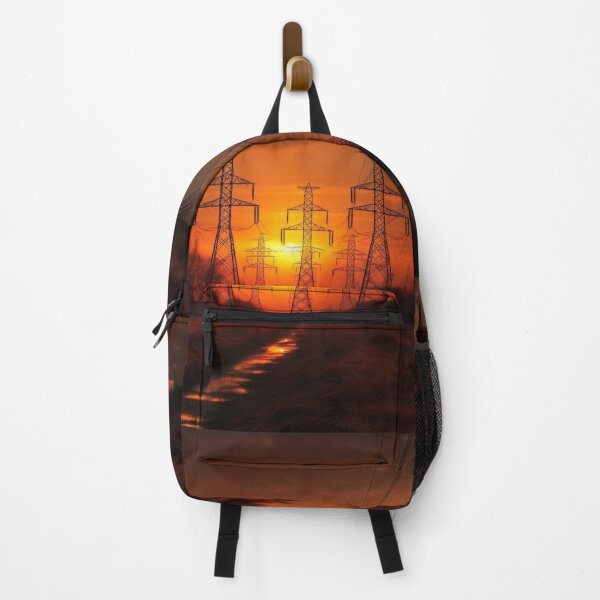 Item preview, High Voltage Transmission Towers at Golden Sunset designed and sold by Pylon-Bureau.